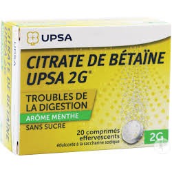 CITRATE DE BETAINE MENTHE